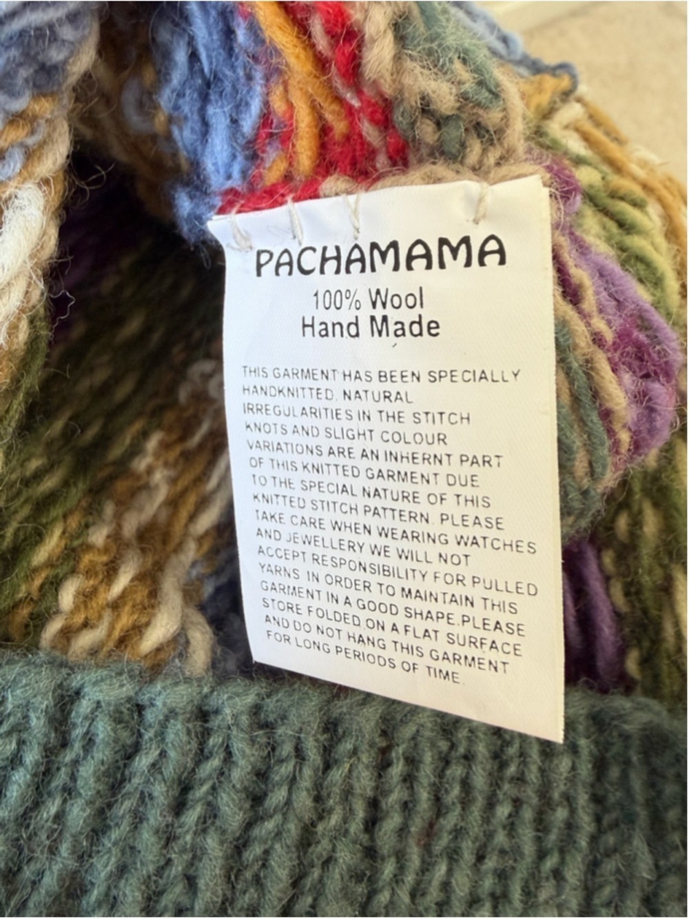 Handmade Pachamama Fair Isle Wool Vest - Picture 8 of 10